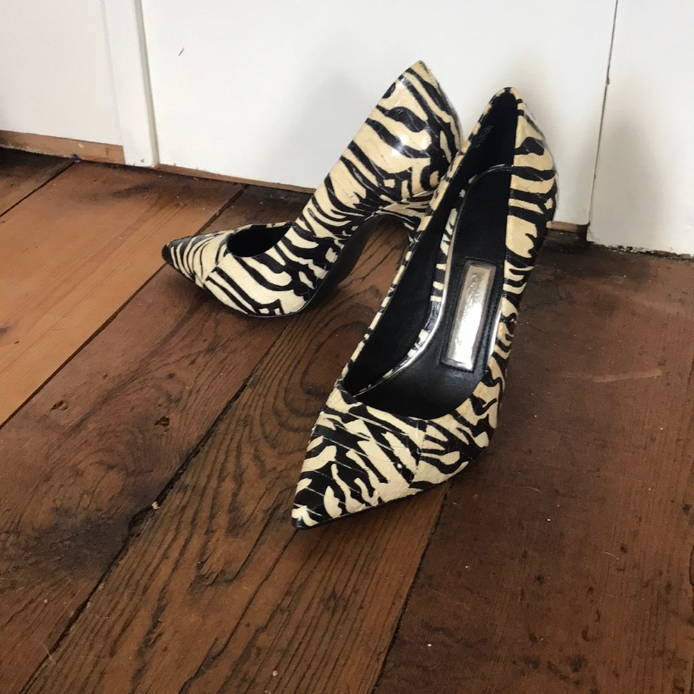 Zebra Print Heels